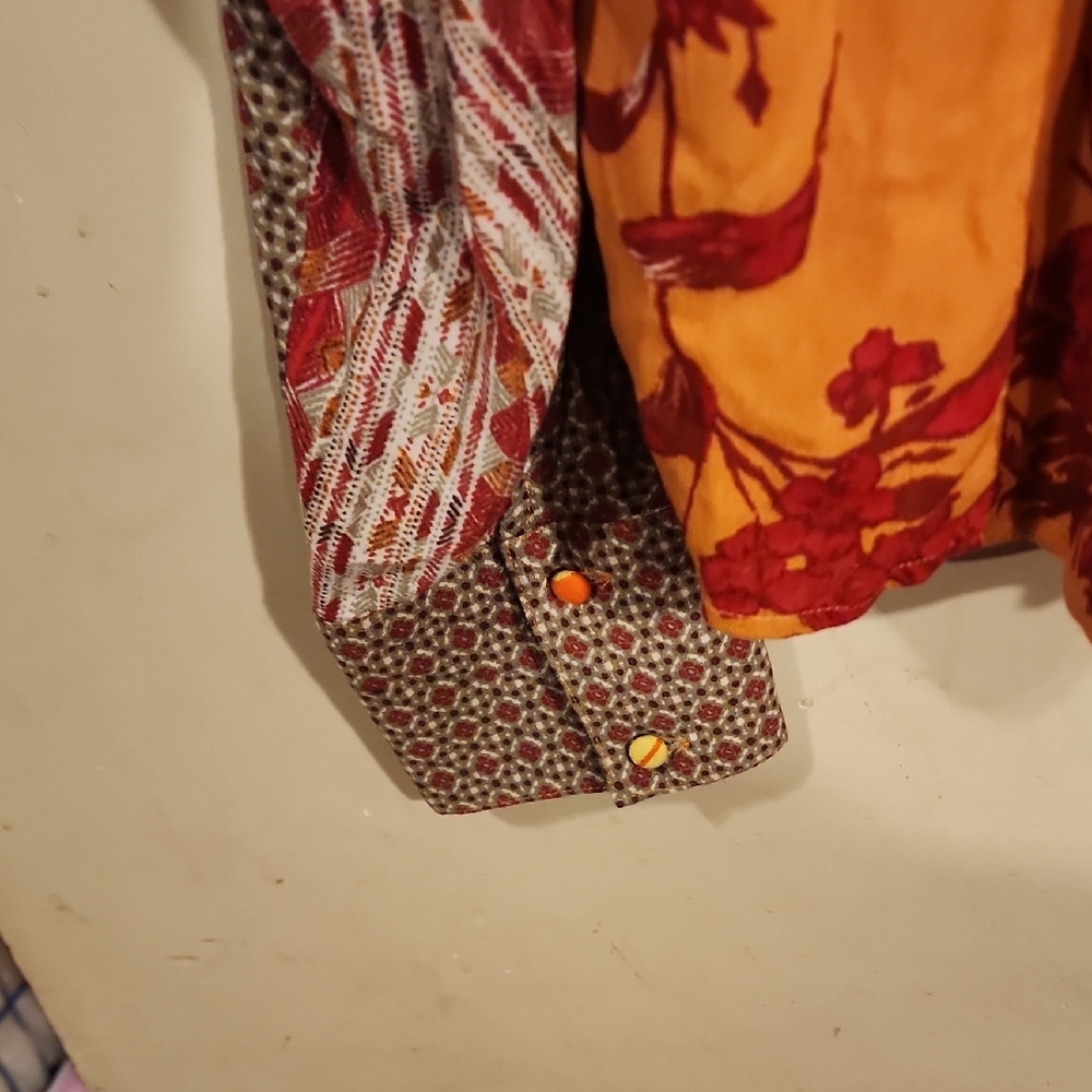 Free People Vibrant Patchwork Blouse - image 5